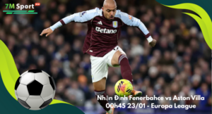 Đội hình dự kiến trước trận Fenerbahce vs Aston Villa