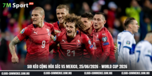 Đội hình dự kiến trước trận Cộng hòa Séc vs Mexico